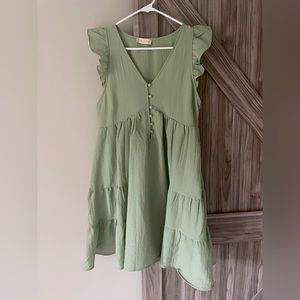 Altar’d State Medium Mint Green Dress